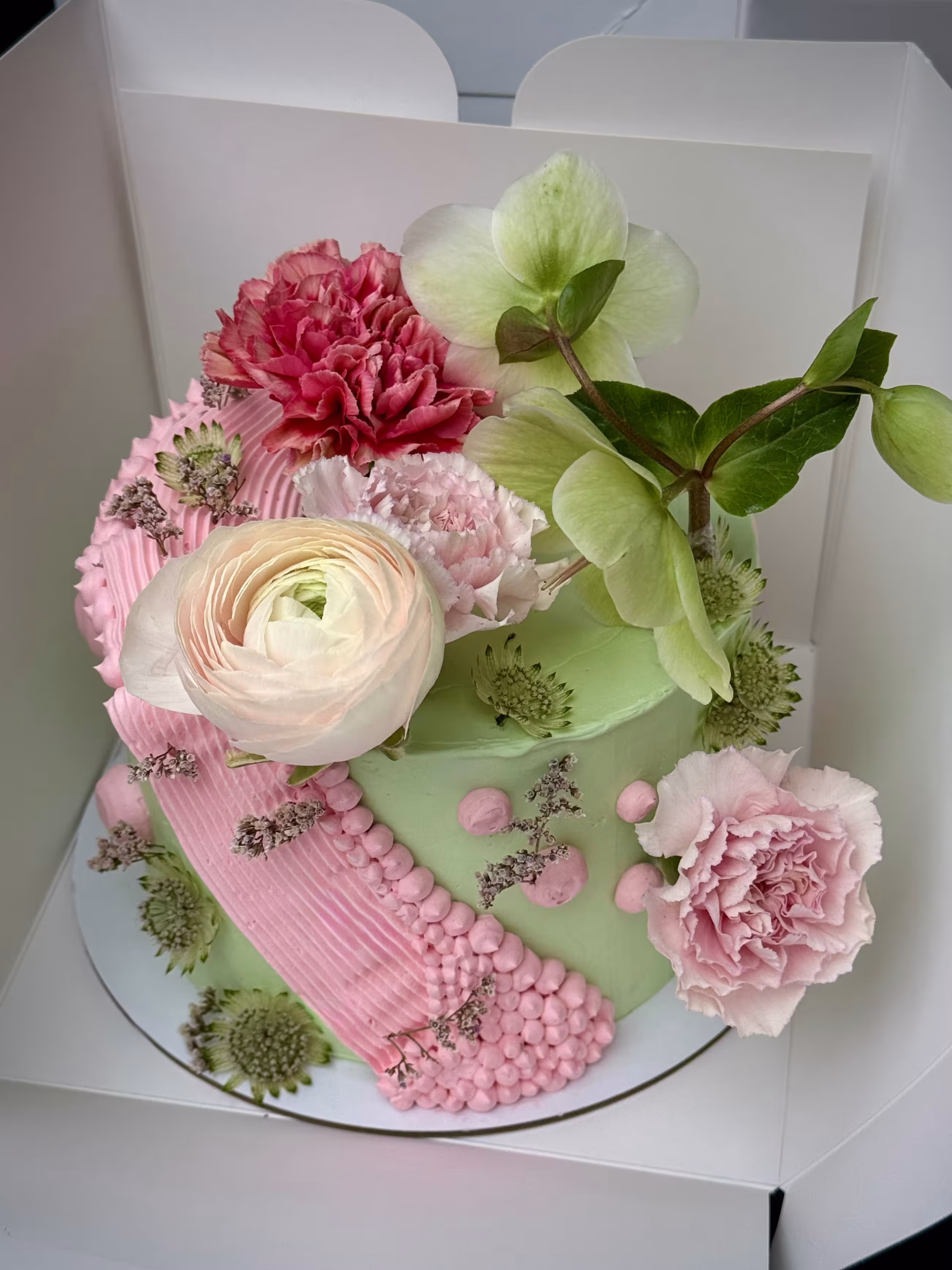 Gâteau fleuri