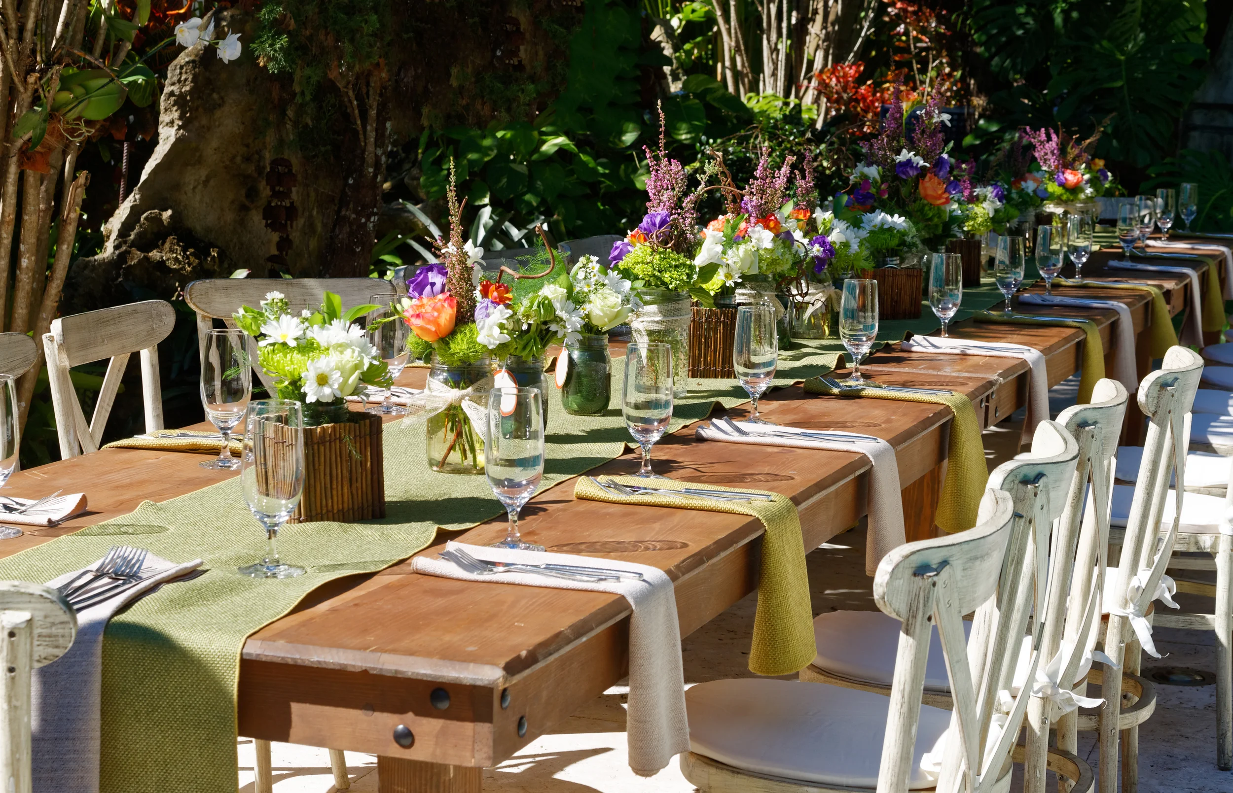 Table florale